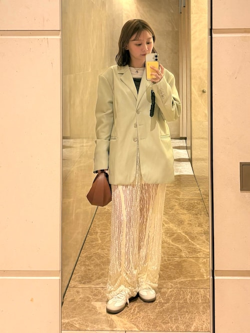 ジャケット・アウター anuke Ecoleather Tailored Jacket anuke（アンヌーク） anuke 2024FallWinter アウター Ecoleather Over