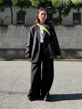 「HOKA（ホカ）のアイテム」を使った、くるみ🕊️さん（レディース・156cm）の春コーディネート