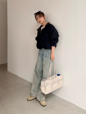 「NUEF （ヌエフ）のアイテム」を使った、くるみ🕊️さん（レディース・156cm）の秋コーディネート