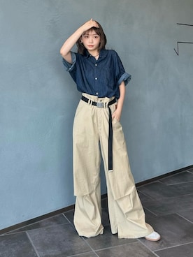 くるみ🕊️さん（レディース・156cm）の春コーディネート