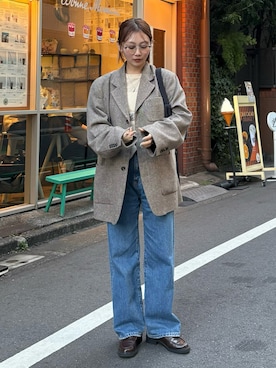 くるみ🕊️さん（レディース・156cm）の冬コーディネート