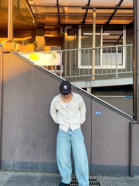 「アイテム（帽子）」を使った、Yukky.9さん（メンズ・173cm・10代）の秋コーディネート