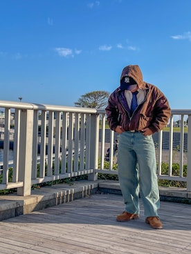 「アイテム（ネクタイ）」を使った、Yukky.9さん（メンズ・173cm）の秋コーディネート