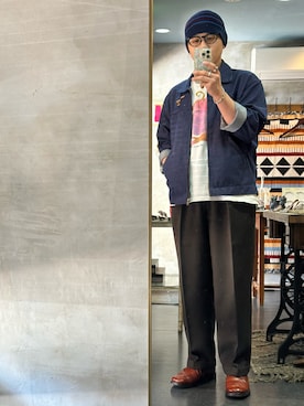 「出勤コーデ」｜👓たかぴろ👓さん（メンズ・170cm）の春コーディネート