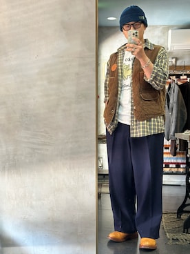 「Tricker's（トリッカーズ）のアイテム」を使った、👓たかぴろ👓さん（メンズ・170cm）の春コーディネート