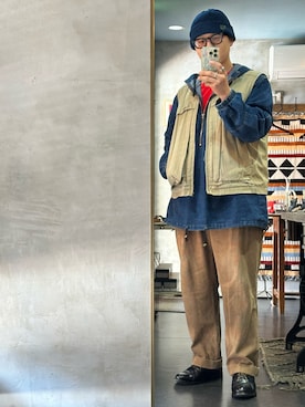 「出勤コーデ」｜👓たかぴろ👓さん（メンズ・170cm）の春コーディネート