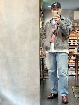 「出勤コーデ」｜👓たかぴろ👓さん（メンズ・170cm）の春コーディネート