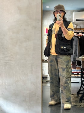 「OLD NAVY（オールドネイビー）のアイテム」を使った、👓たかぴろ👓さん（メンズ・170cm）の春コーディネート