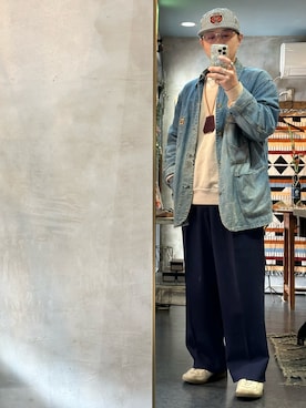 「出勤コーデ」｜👓たかぴろ👓さん（メンズ・170cm）の春コーディネート