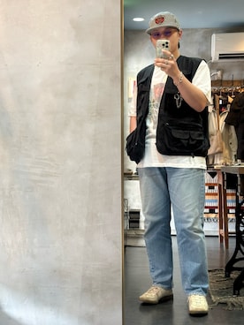 「アイテム（ベスト）」を使った、👓たかぴろ👓さん（メンズ・170cm）の夏コーディネート