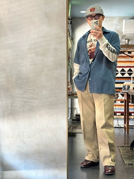 「出勤コーデ」｜👓たかぴろ👓さん（メンズ・170cm）の春コーディネート
