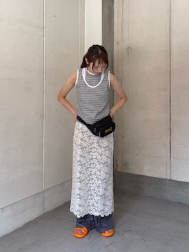 suzuneさん（レディース・161cm）の夏コーディネート