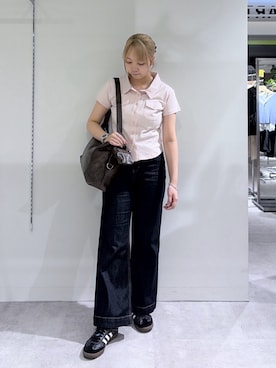 「FREE'S MART（フリーズマート）のアイテム」を使った、hikari_mfmさん（レディース・155cm）の夏コーディネート