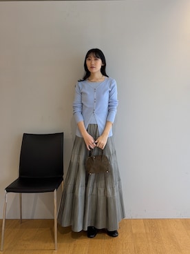 「GALLEST（ギャレスト）のアイテム」を使った、rina4732さん（レディース・160cm）の秋コーディネート