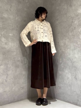 「REMME（レメ）のアイテム」を使った、涼花さん（レディース・168cm）の秋コーディネート