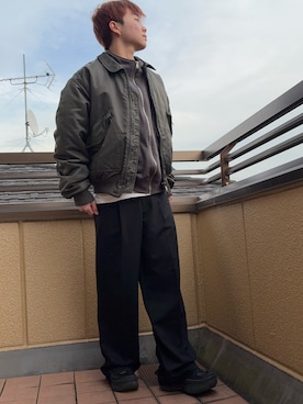 「MSG（エムエスジー）のアイテム（ジャケット/アウター）」を使った、wearjglkokさん（メンズ・163cm）の冬コーディネート