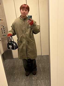 「coen（コーエン）のアイテム」を使った、wearjglkokさん（メンズ・163cm）の冬コーディネート