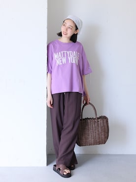 「REMME（レメ）のアイテム」を使った、miyuuさん（レディース・148cm）の夏コーディネート