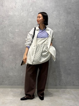 「marco masi（マルコマージ）のアイテム」を使った、miyuuさん（レディース・148cm）の春コーディネート