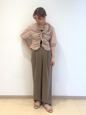 「LE TALON（ルタロン）のアイテム」を使った、shihoさん（レディース・162cm）の春コーディネート