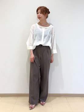 「LE TALON（ルタロン）のアイテム」を使った、shihoさん（レディース・162cm）の春コーディネート