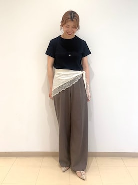 「LE TALON（ルタロン）のアイテム」を使った、shihoさん（レディース・162cm）の春コーディネート