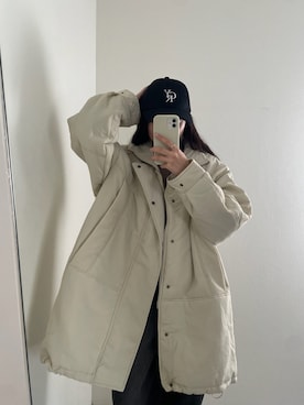 「r.（アールドット）のアイテム」を使った、rinkaさん（レディース・159cm）の冬コーディネート