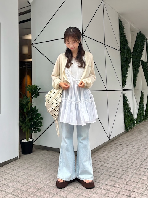 Kastane（カスタネ） パーカー ニットシアーフーディー レディース