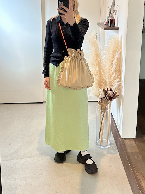 6（ロク）の「＜6(ROKU)＞SATIN SKIRT/スカート（スカート
