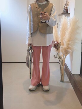 「STELLA McCARTNEY（ステラマッカートニー）のアイテム（スニーカー）」を使った、iigg☺︎さん（レディース・154cm）の春コーディネート