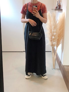 「SHIPS（シップス）のアイテム（ワンピース/ドレス）」を使った、iigg☺︎さん（レディース・154cm）の秋コーディネート