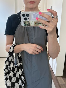 「コスメ」｜「アイテム（ワンピース/ドレス）」を使った、iigg☺︎さん（レディース・154cm）の夏コーディネート