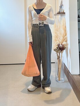 「STELLA McCARTNEY（ステラマッカートニー）のアイテム（スニーカー）」を使った、iigg☺︎さん（レディース・154cm）の夏コーディネート