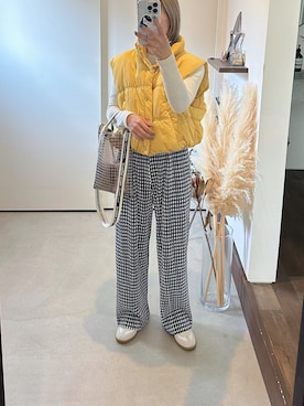 「Maison Margiela（メゾンマルジェラ）のMaison Margiela - Replica スニーカー - women - カーフレザー/ラムスキン/rubber - 38（スニーカー）」を使った、iigg☺︎さん（レディース・154cm）の春コーディネート