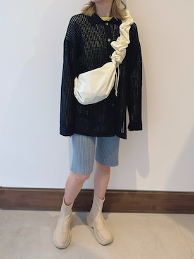 「BATONER（バトナー）のアイテム」を使った、iigg☺︎さん（レディース・154cm）の春コーディネート