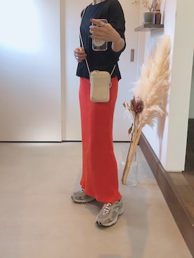 「アイテム（財布）」を使った、iigg☺︎さん（レディース・154cm）の秋コーディネート