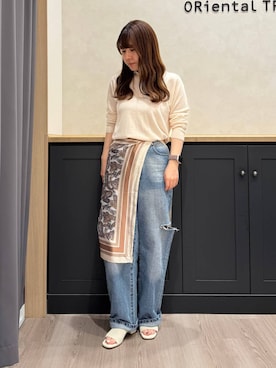 「WA ORiental TRaffic（ダブルエーオリエンタルトラフィック）のアイテム」を使った、ayasaさん（レディース・152cm）の春コーディネート