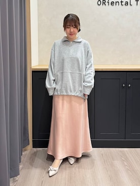 「WA ORiental TRaffic（ダブルエーオリエンタルトラフィック）のアイテム」を使った、ayasaさん（レディース・152cm）の春コーディネート