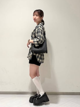 「MISCH MASCH（ミッシュマッシュ）のアイテム」を使った、なこさん（レディース・158cm）の秋コーディネート