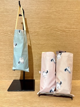 「アイテム（折りたたみ傘、ピンク系）」を使った、みーさん（レディース・162cm）の夏コーディネート