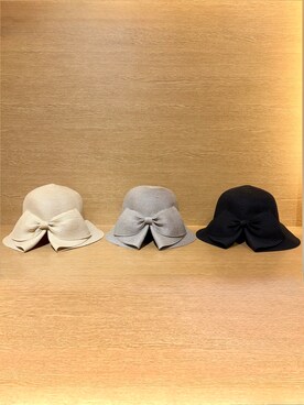 「grove（グローブ）のアイテム（ハット）」を使った、みーさん（レディース・162cm）の春コーディネート