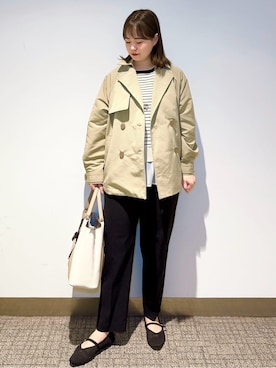 「アイテム（チャーム）」を使った、みーさん（レディース・162cm）の冬コーディネート