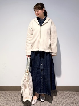 「Lee（リー）のアイテム（ワンピース/ドレス）」を使った、みーさん（レディース・162cm）の春コーディネート