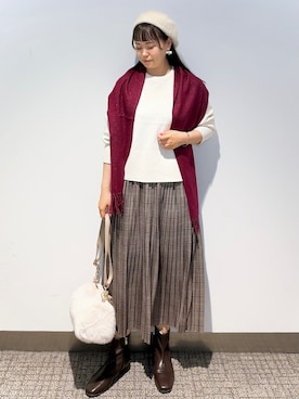 みーさん（レディース・162cm）の秋コーディネート