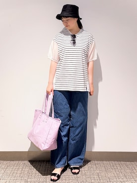 「grove（グローブ）のアイテム」を使った、みーさん（レディース・162cm）の夏コーディネート