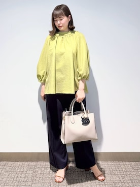 「アイテム（チャーム）」を使った、みーさん（レディース・162cm）の春コーディネート