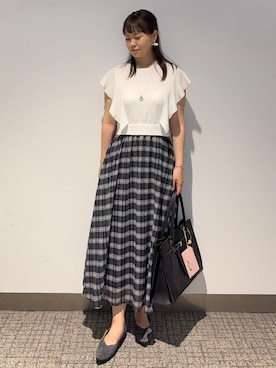 「レディース」｜みーさん（レディース・162cm）の夏コーディネート
