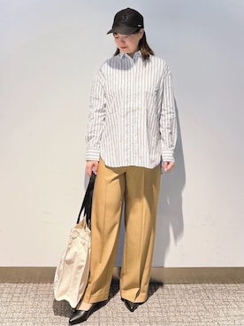 「grove（グローブ）のアイテム（帽子）」を使った、みーさん（レディース・162cm）の冬コーディネート