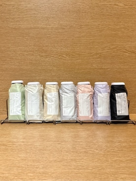 「アイテム（折りたたみ傘、ピンク系）」を使った、みーさん（レディース・162cm）の秋コーディネート