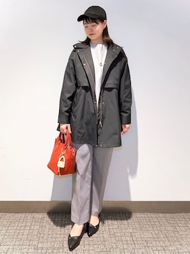 「grove（グローブ）のアイテム（帽子）」を使った、みーさん（レディース・162cm）の冬コーディネート